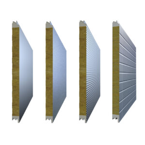 Fireproof Rockwool Sandwich Panels for Warehouse and Industrial Buildings