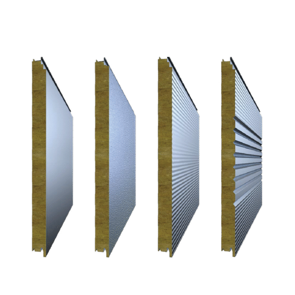 A Class Fireproof Rock Wool Wall Sandwich Panel