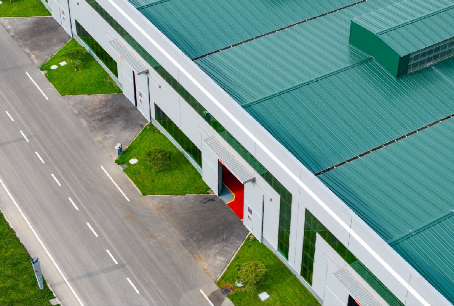 Colored metal roof panels